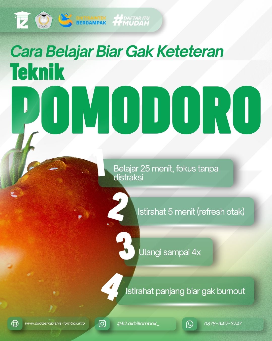 Cara Belajar Biar Gak Keteteran ala Mahasiswa AKBIl