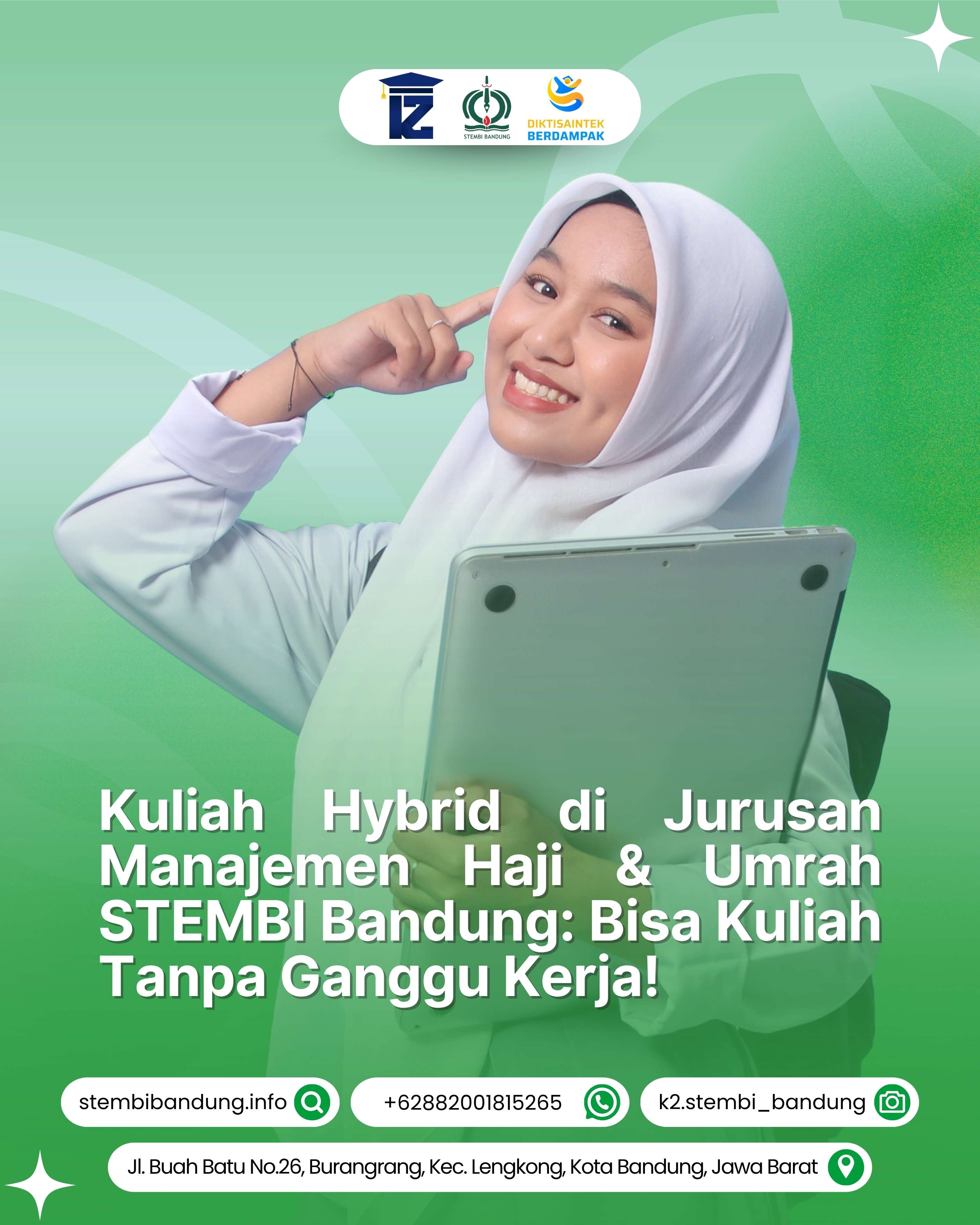 Kuliah Hybrid di Jurusan Manajemen Haji dan Umrah STEMBI Bandung Bisa Kuliah Tanpa Ganggu Kerja