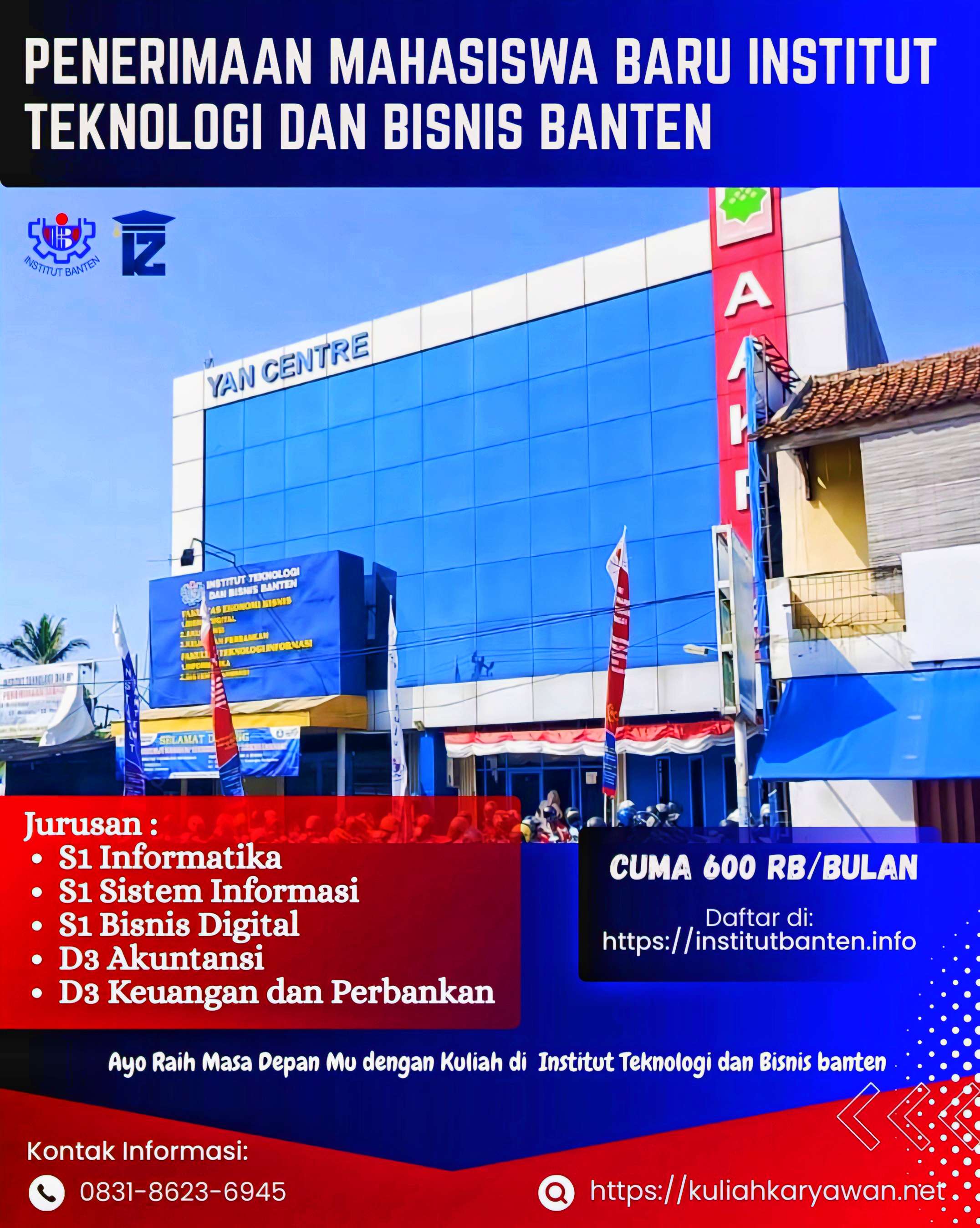 ITB Banten Masih Buka Pendaftaran, Yuk Daftar Sekarang
