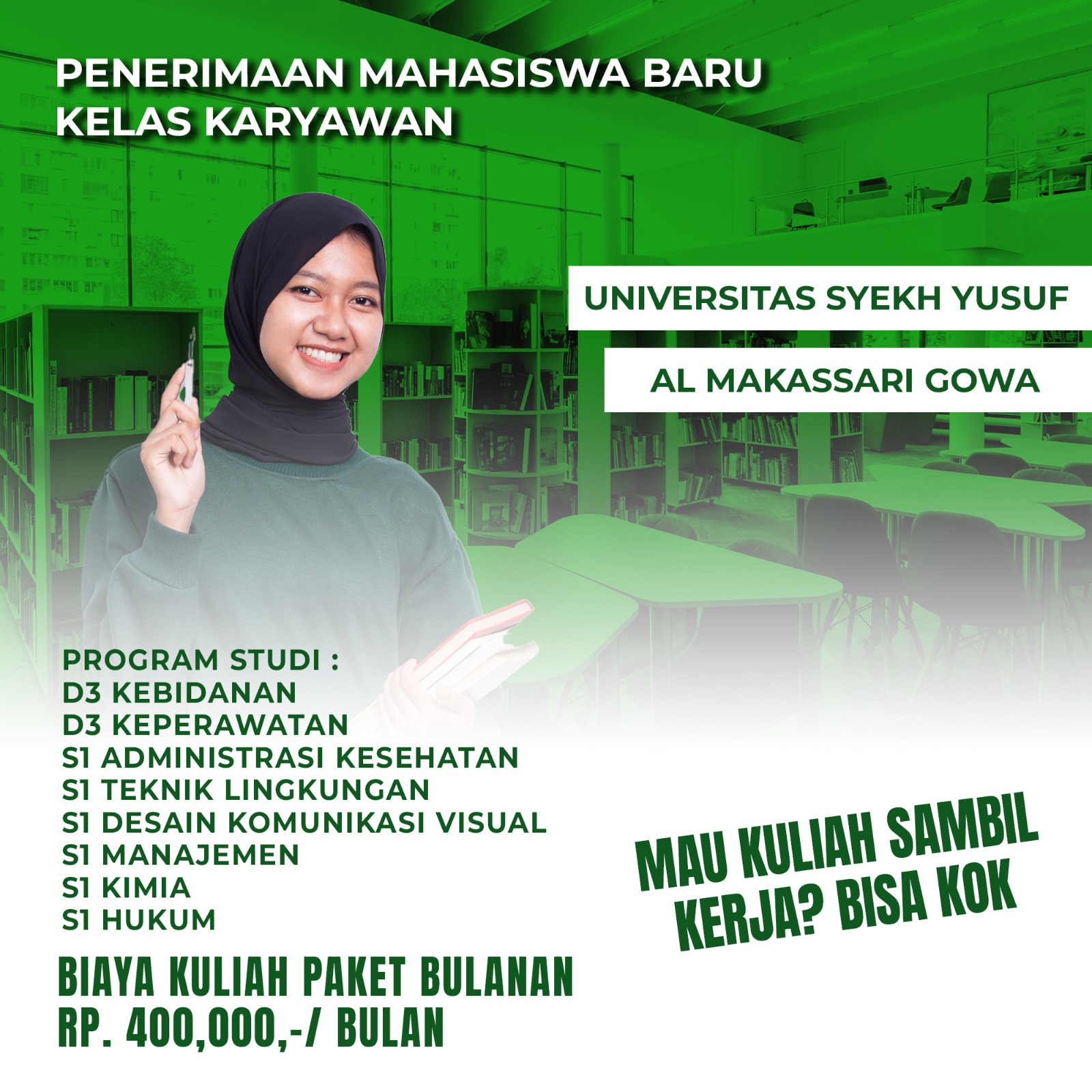 Pilihan Program Studi Universitas Syekh Yusuf Al Makassari Gowa