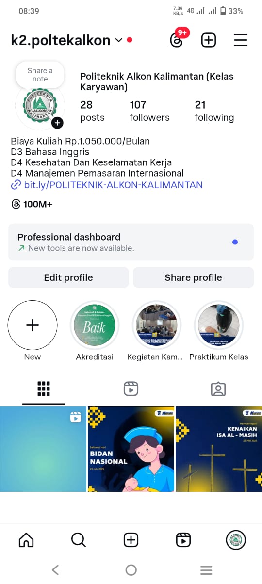 KELAS KARYAWAN ONLINE POLITEKNIK ALKON