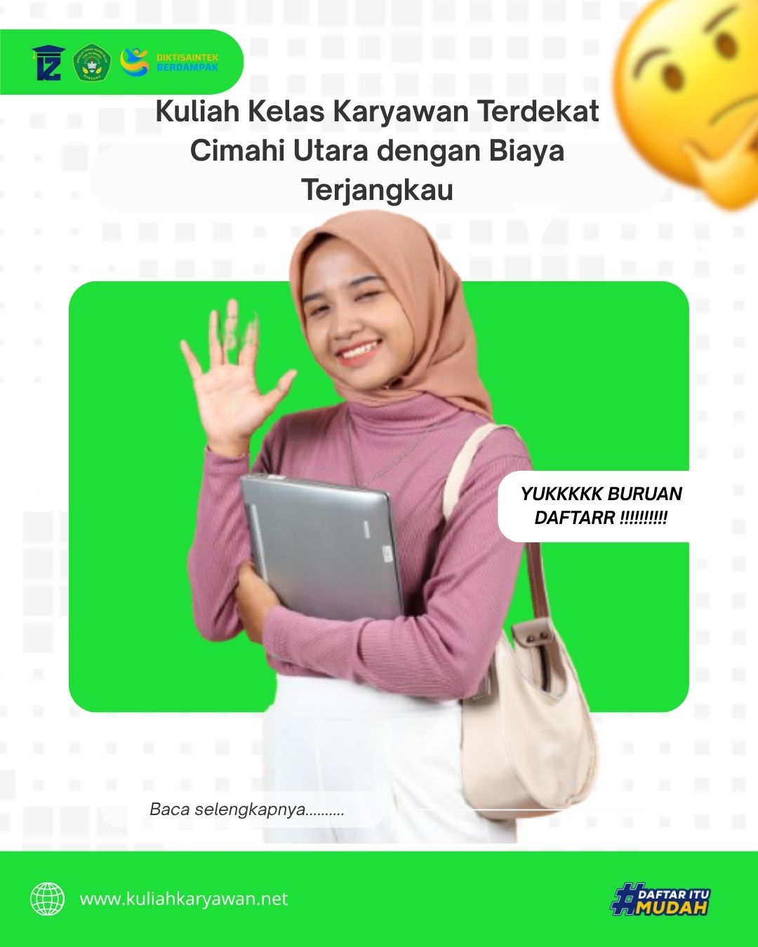 Kuliah Kelas Karyawan Terdekat Cimahi Utara dengan Biaya Terjangkau