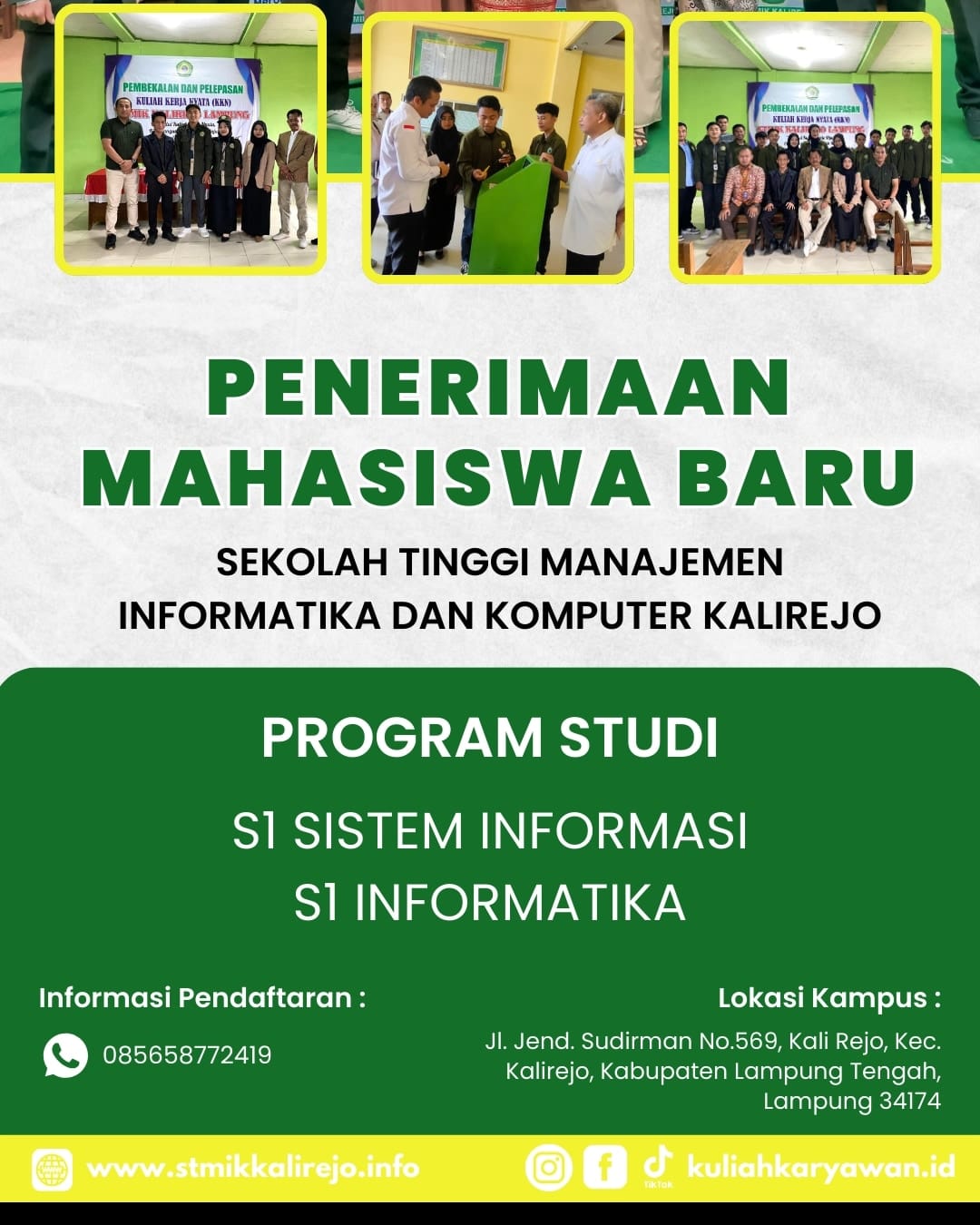 Kuliah Online Kampus STMIK Kalirejo Kelas Karyawan