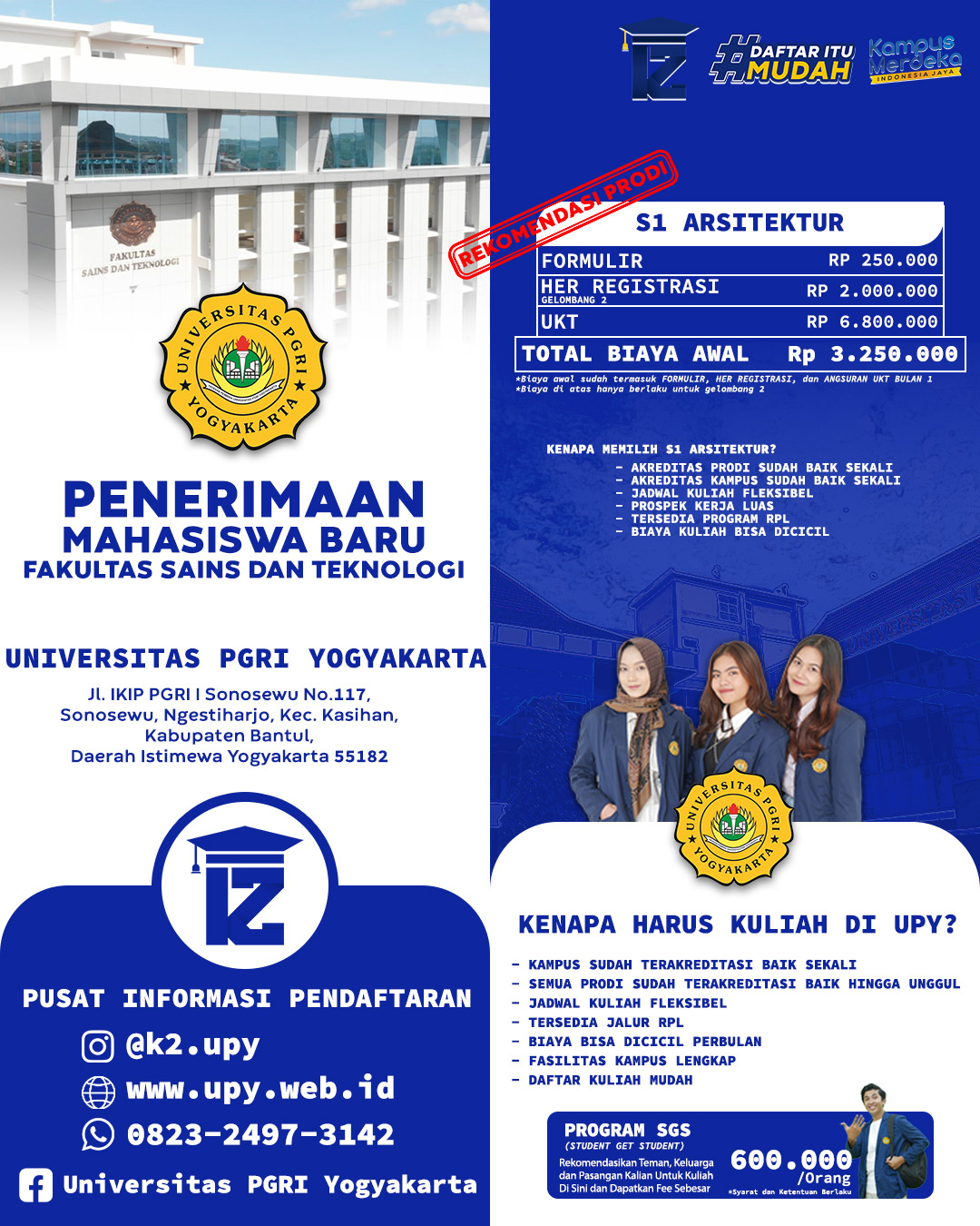 Kuliah Sambil Kerja di Prodi S1 Arsitektur UPY Pilihan Tepat untuk Masa Depan Cerah