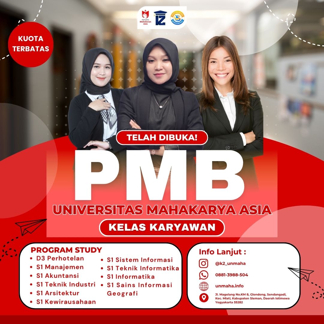 Cari RPL S1 Akuntansi & Manajemen untuk Kuliah Karyawan (K2) di Universitas Mahakarya Asia Solusinya