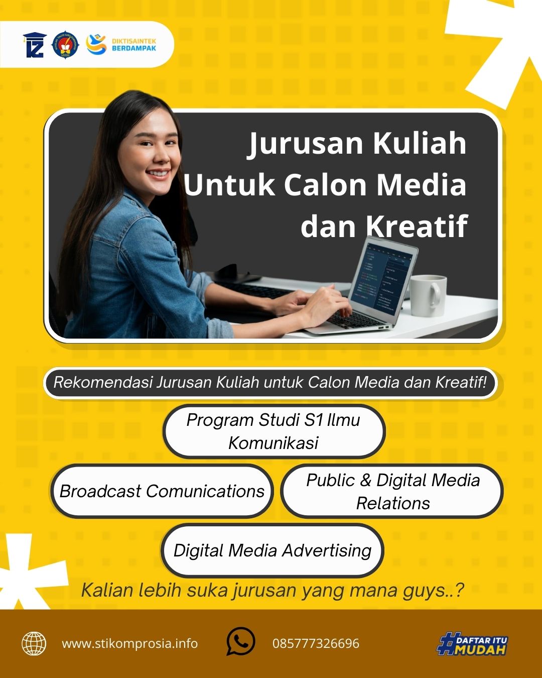 Kelas Karyawan S1 Ilmu Komunikasi STIKOM PROSIA Jakarta