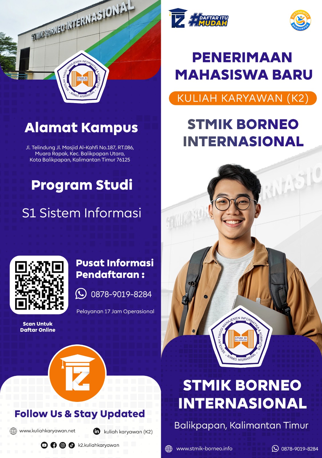 Pendaftaran Kuliah S1 Sistem Informasi Biaya Terjangkau Di Balikpapan