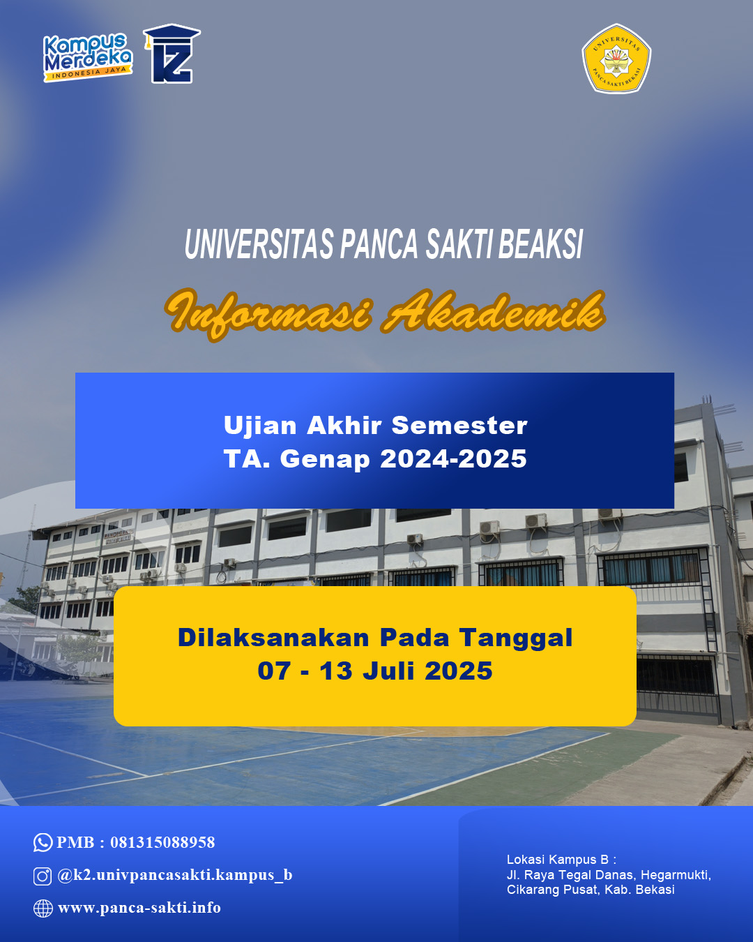 UAS Semester Genap Universitas Panca Sakti