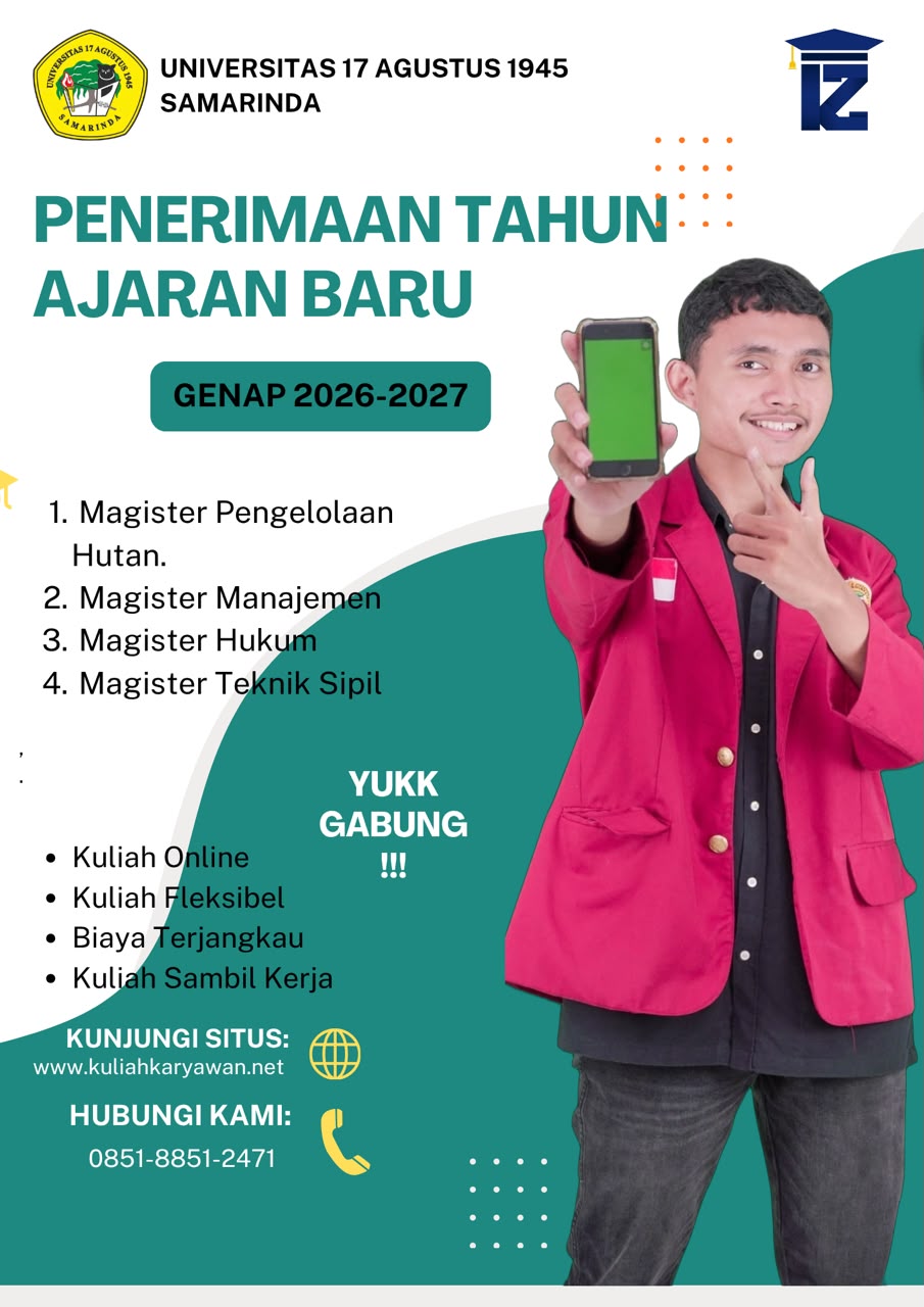 UPGRADE KARIRMU DAFTAR MAGISTER UNTAG SAMARINDA SEKARANG