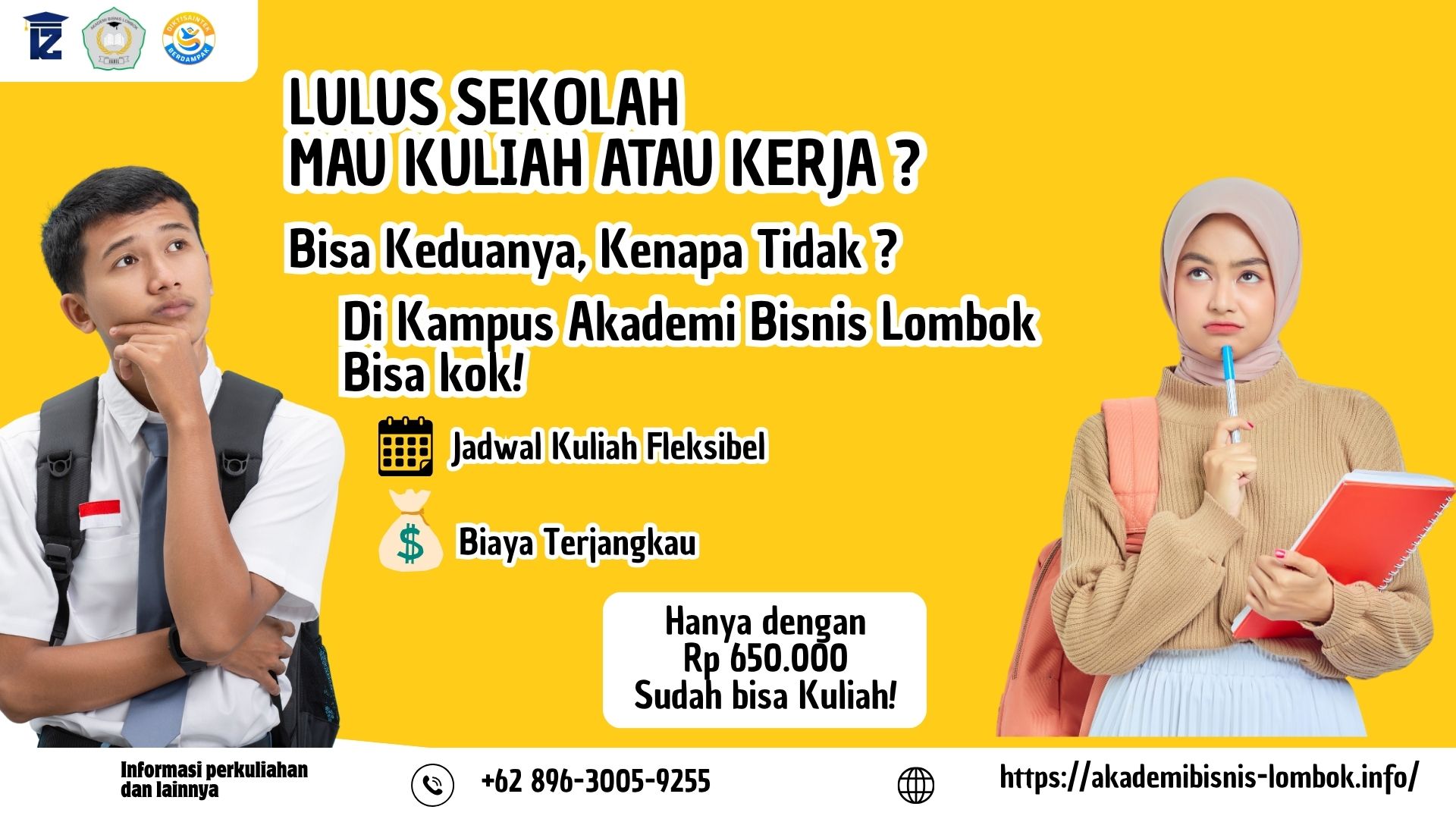 Kuliah Sambil Kerja di Kampus Akademi Bisnis Lombok