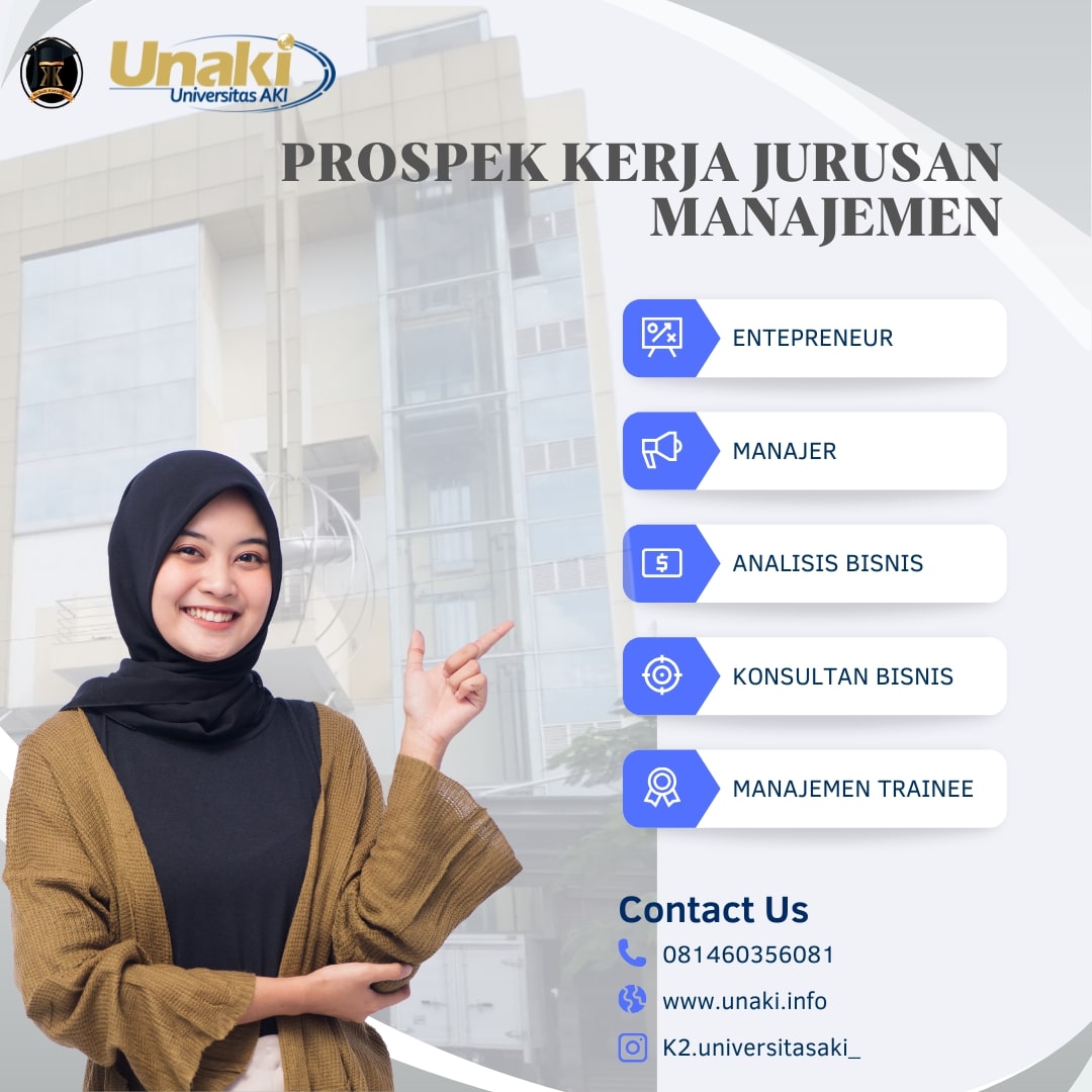Kuliah Manajemen kelas karyawan Full Online di UNAKI