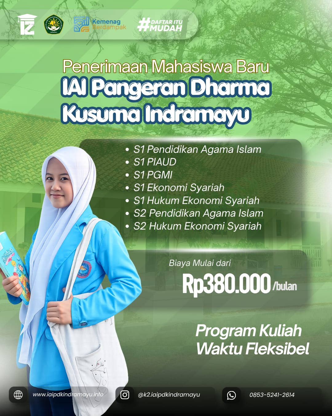 Kontak Pendaftaran Mahasiswa Baru IAI PDK Indramayu
