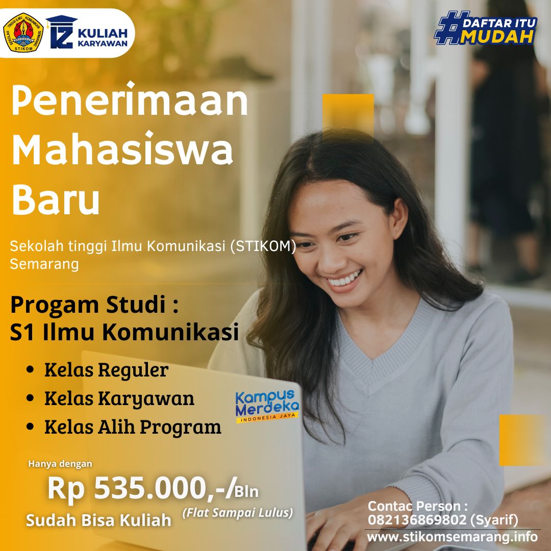Pembukaan Pendaftaran Mahasiswa Baru STIKOM Semarang