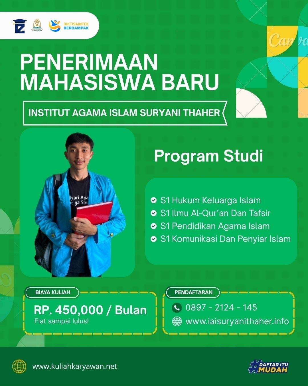 Daftar Kuliah Di Kampus Institut Agama Islam Suryani Thaher Jaksel