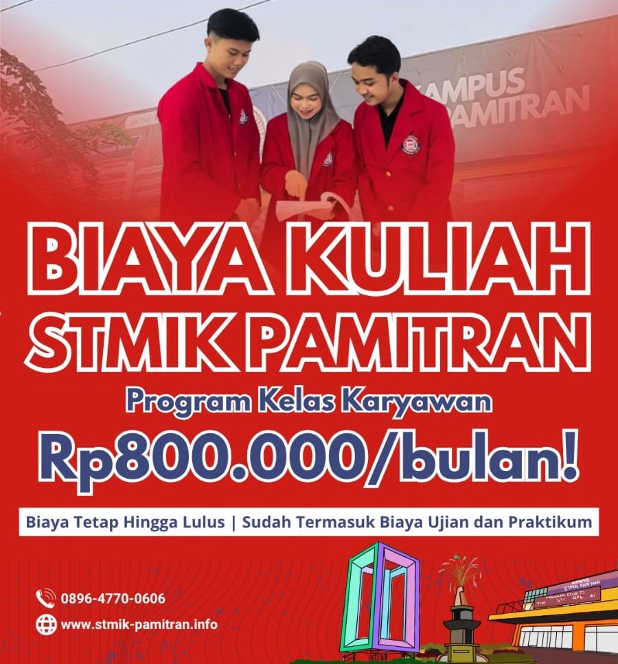 Opsi Pembayaran Biaya Kuliah Dapat Diangsur Setiap Bulan di STMIK Pamitran
