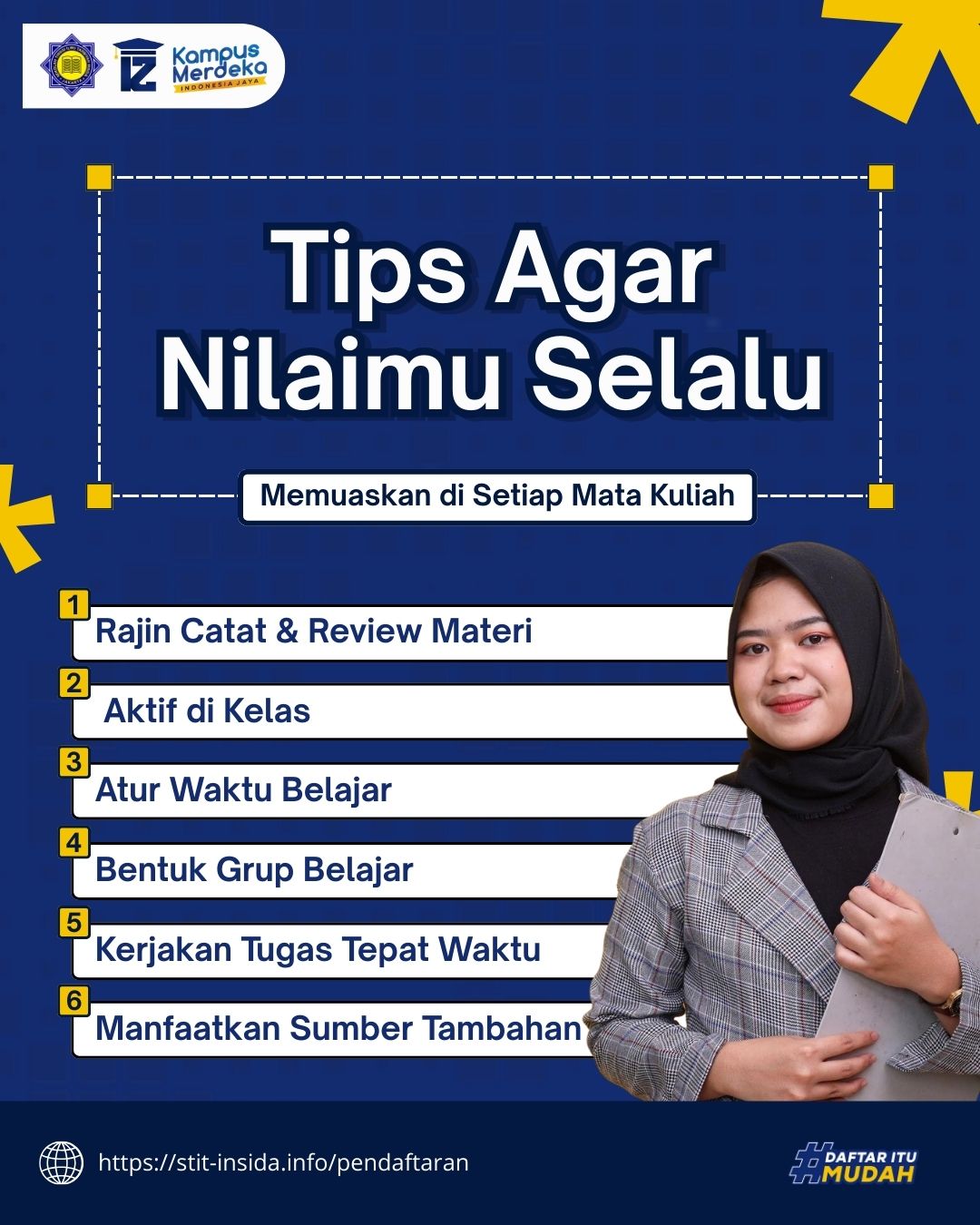 TIPS NILAI SELALU MEMUASKAN 