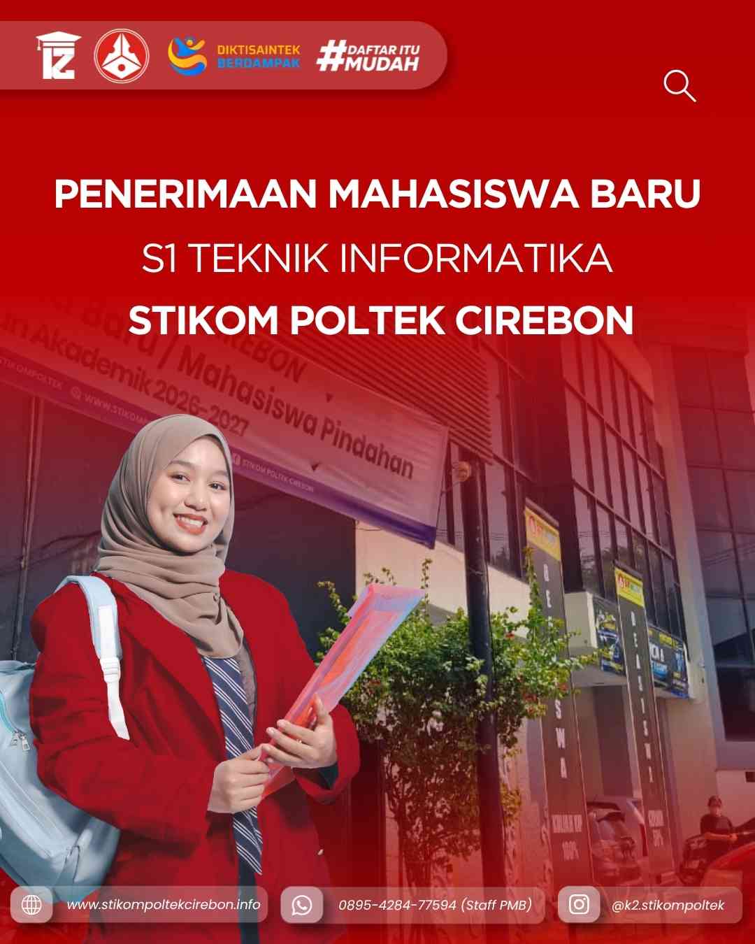 Penerimaan Mahasiswa Baru S1 Teknik Informatika STIKOM Poltek Cirebon