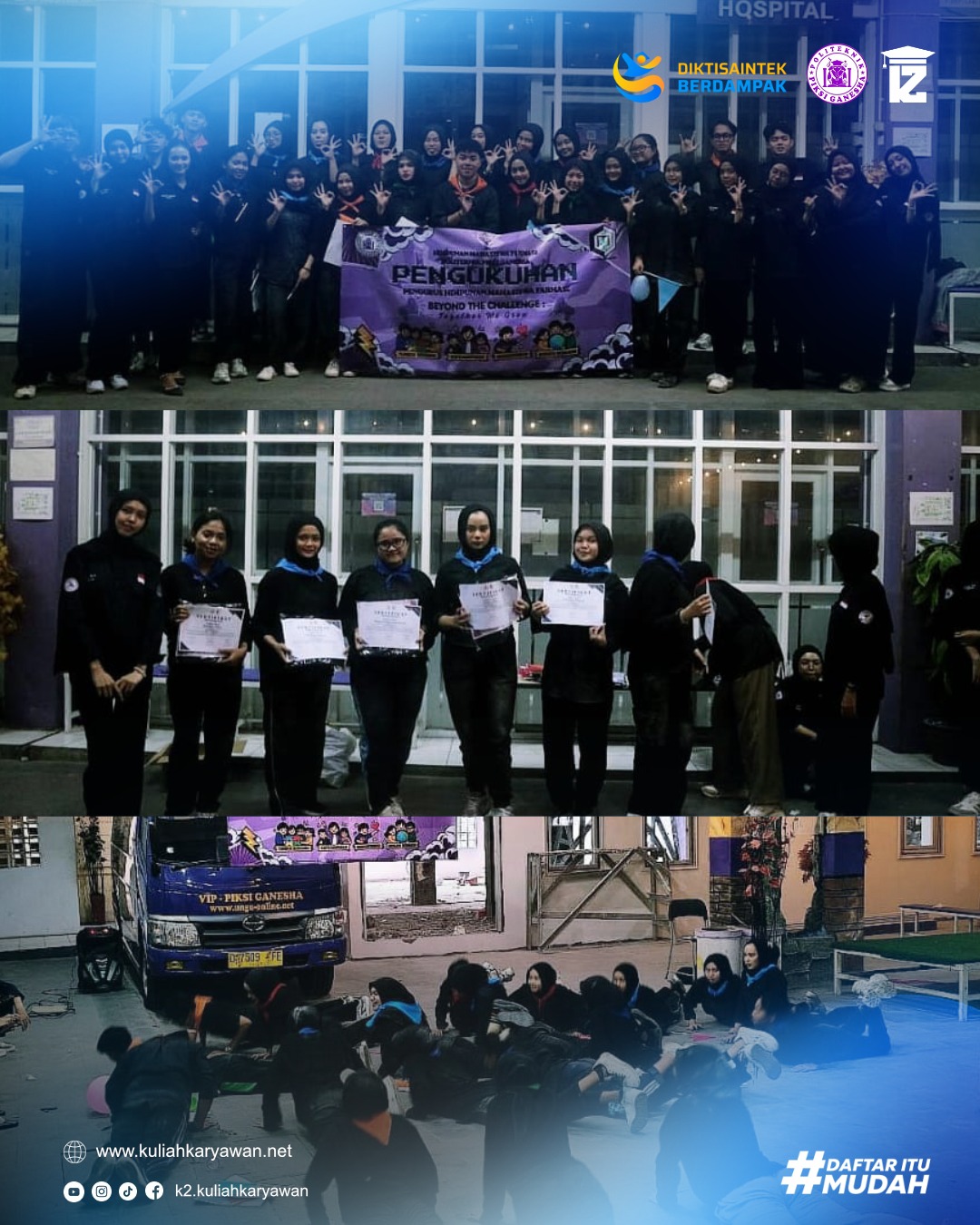 Pengukuhan Pengurus Himpunan Mahasiswa Farmasi Politeknik Piksi Ganesha Bandung
