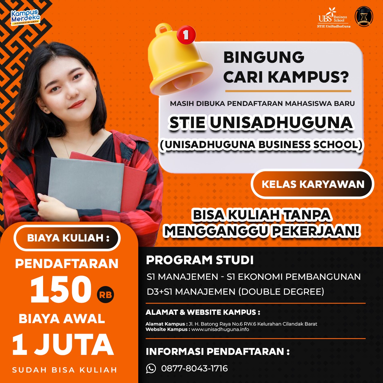 Informasi Kampus K2 UBS Jakarta Selatan