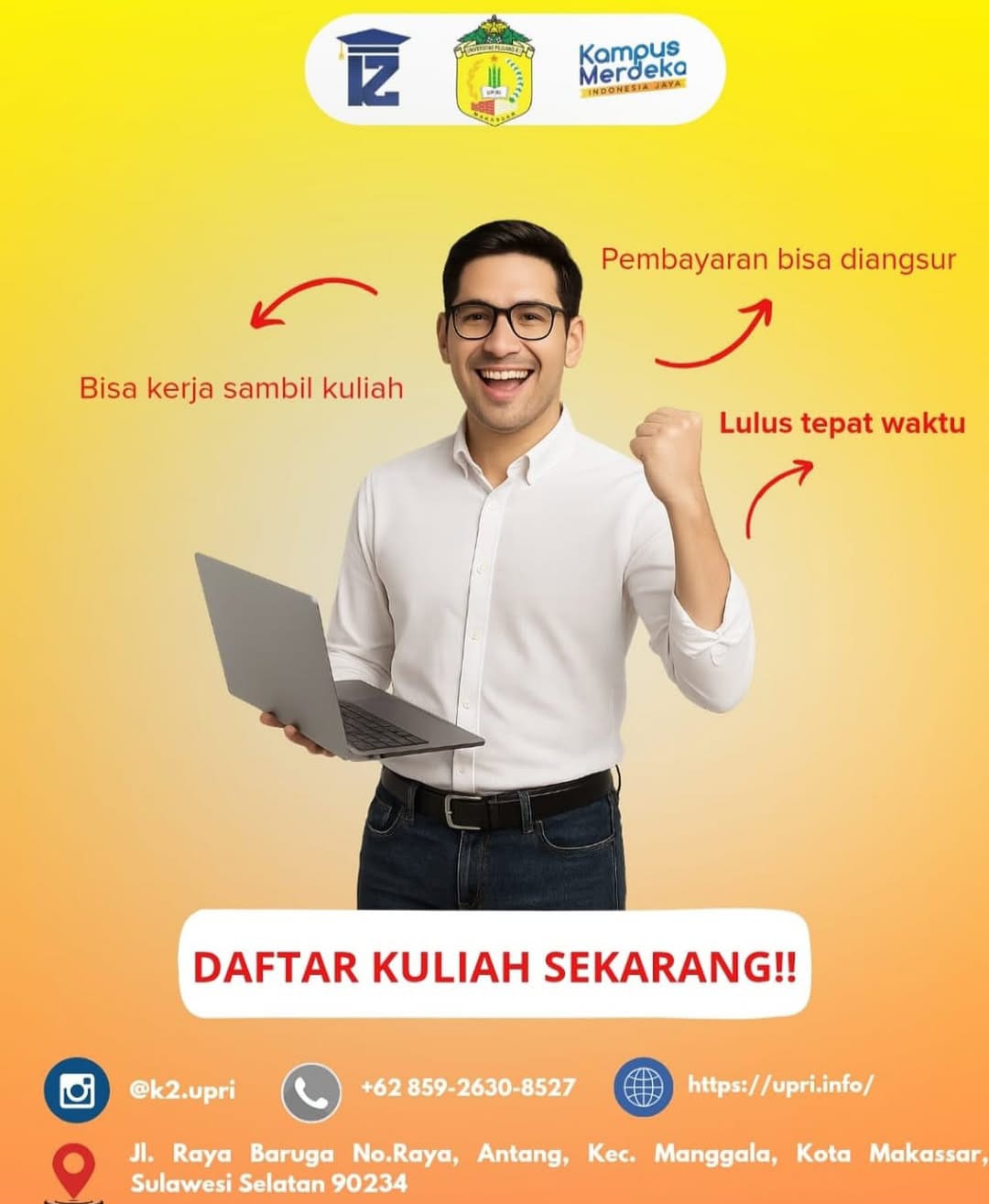 Kuliah Murah di Universitas Pejuang Republik Indonesia (UPRI)