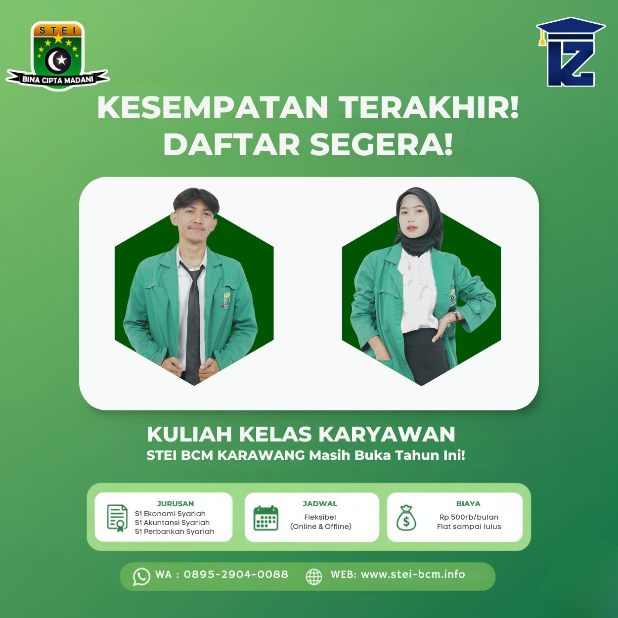 Pendaftaran Mahasiswa Baru STEI BCM Karawang Masih Buka Tahun Ini