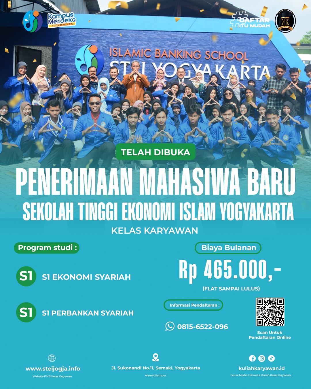 Segera Daftarkan Diri Sebagai Mahasiswa STEI Yogyakarta 2024