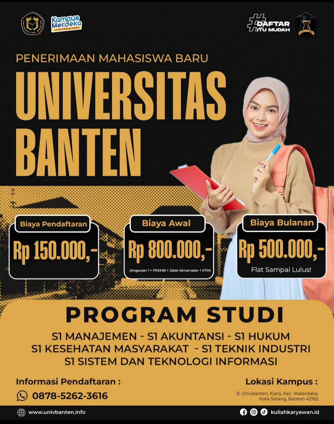 Kuliah Fleksibel S1 Kelas Karyawan Universitas Banten