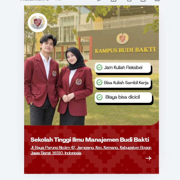 Biaya Kuliah di STIM Budi Bakti