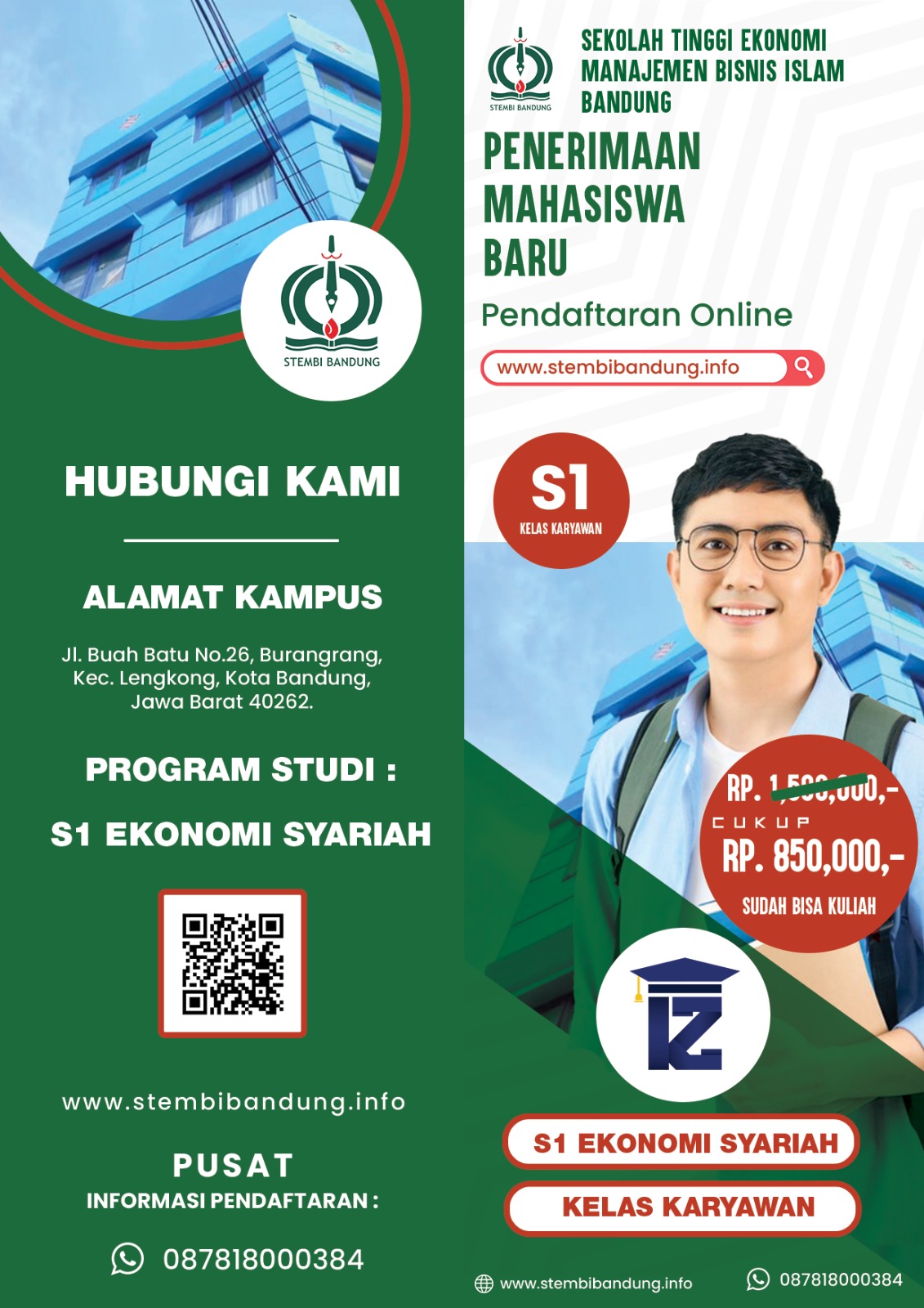 Pendaftaran Mahasiswa Baru STembi Bandung 2025