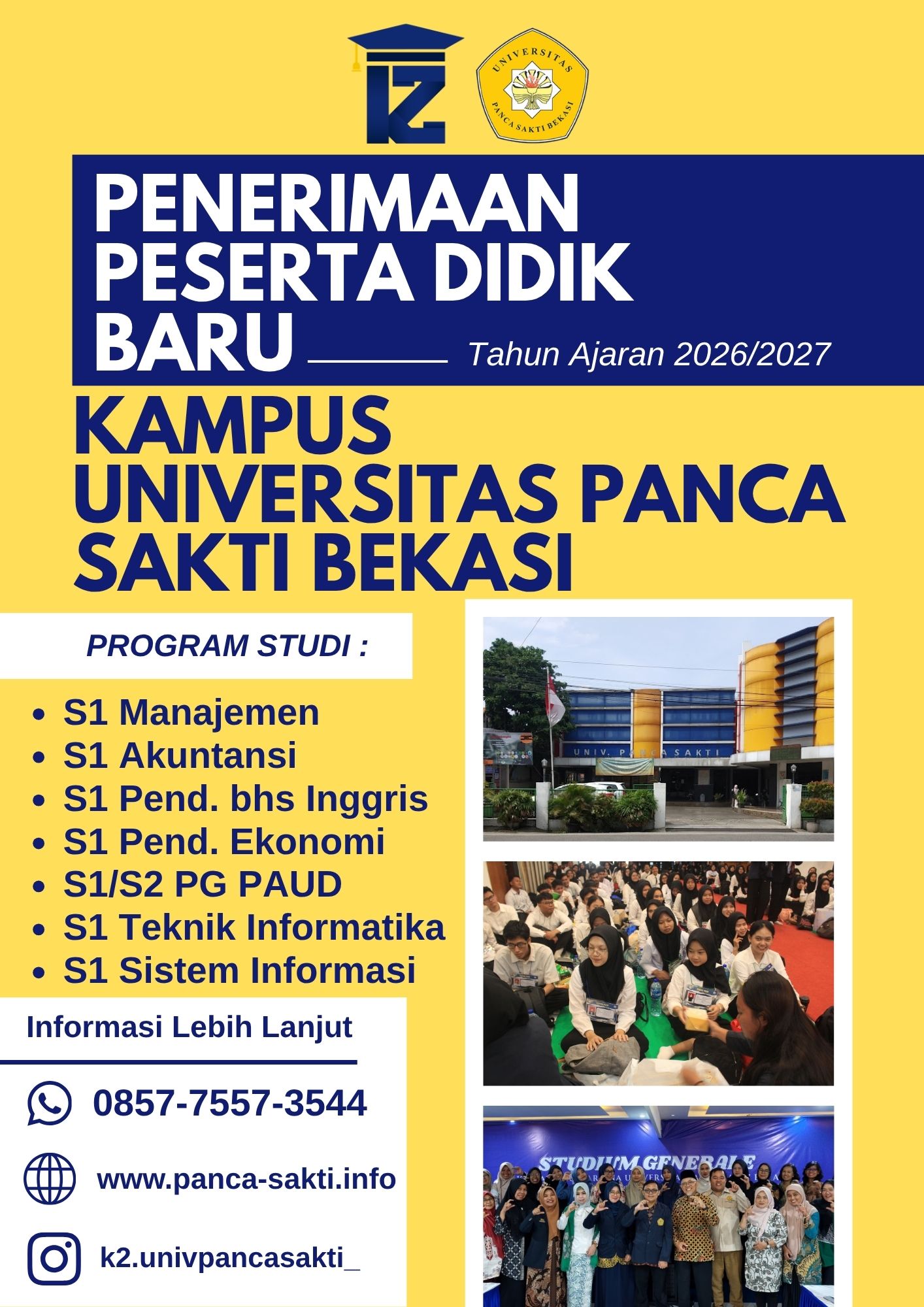 Kuliah yang bisa mengatur dengan Jam Kerja di Pondok Gede Bekasi