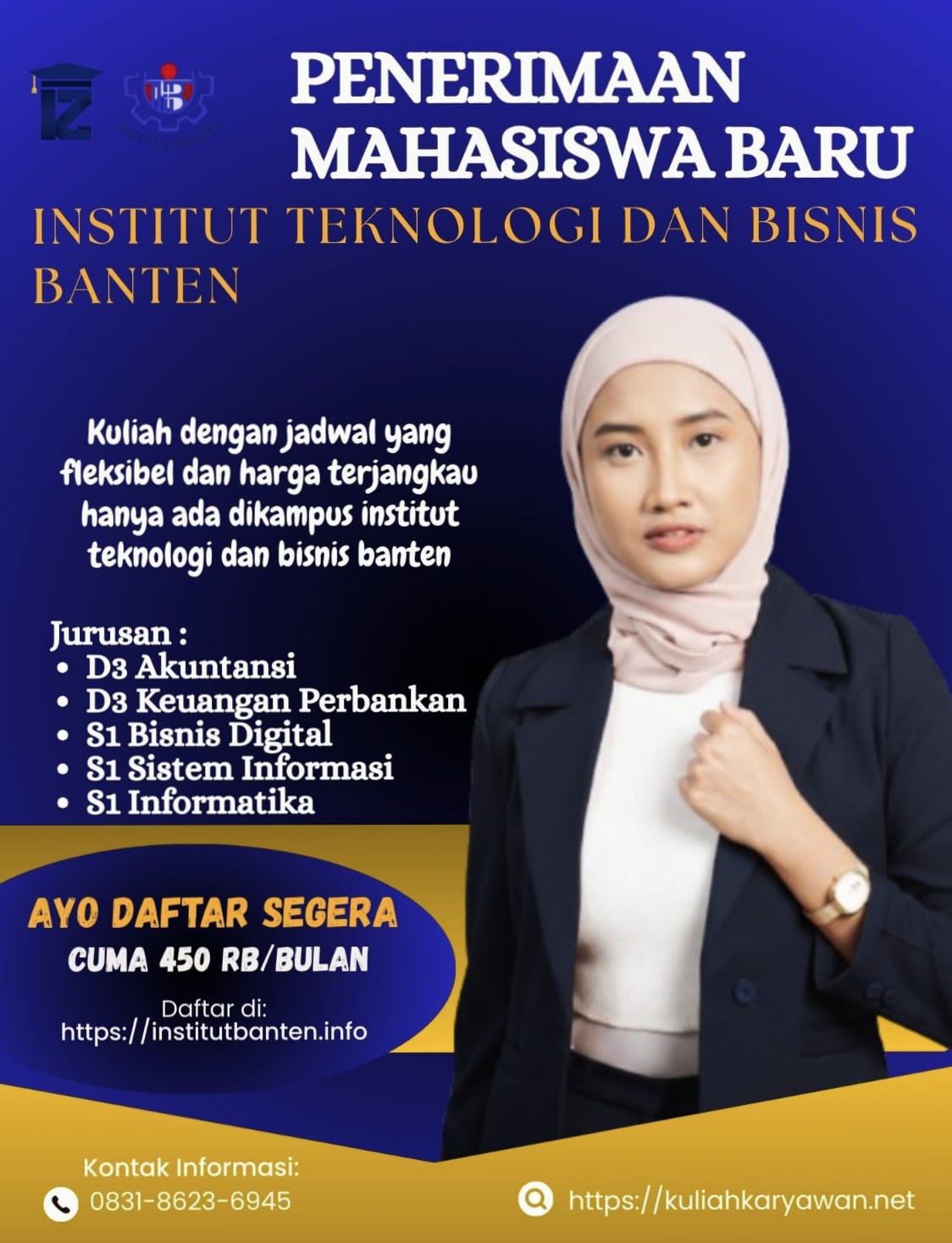 ITB Banten Kampus dengan Jurusan S1 Sistem Informasi di Kota Serang