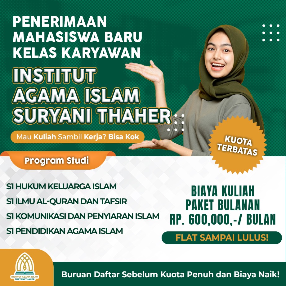 Kuliah Murah Di IAI Suryani Thaher