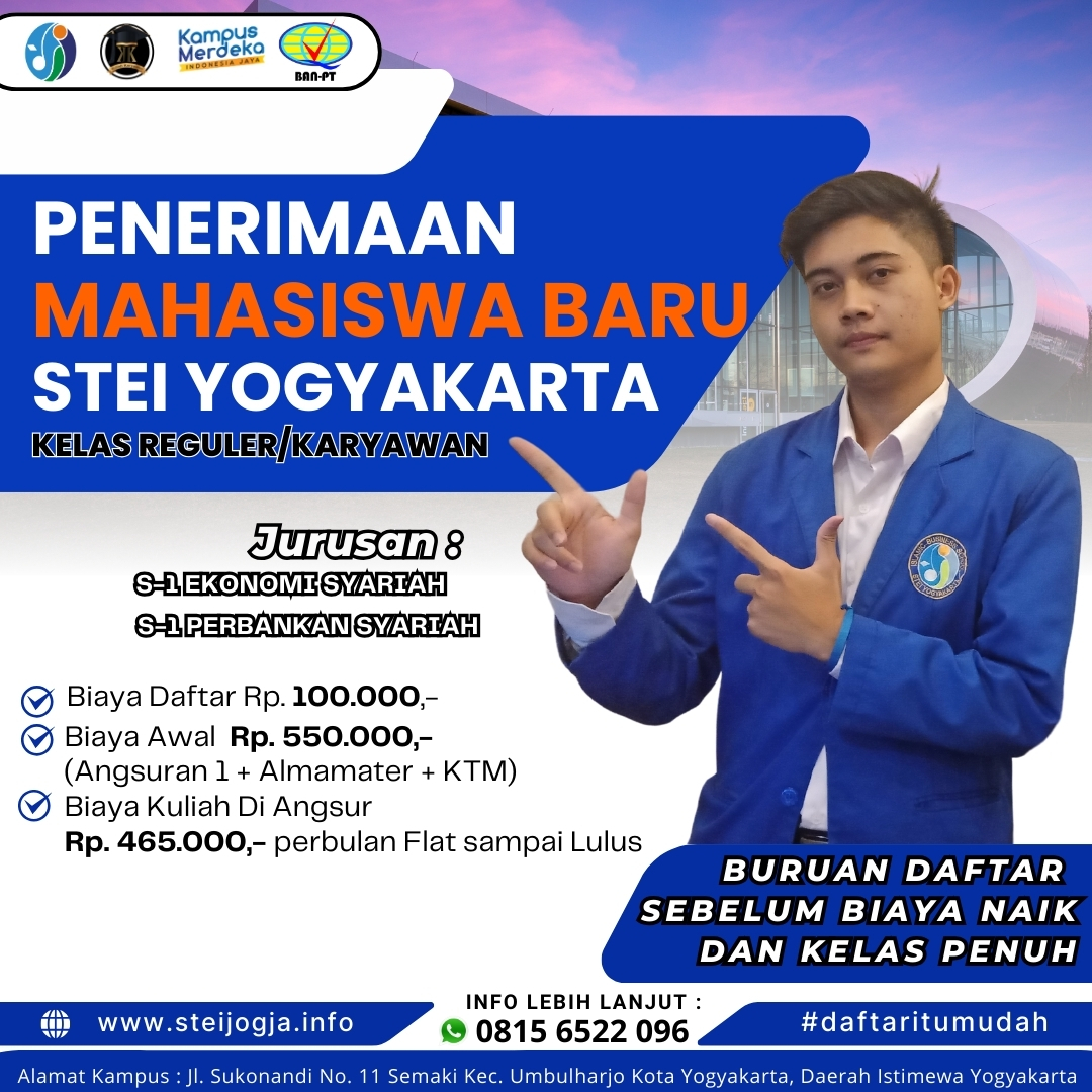 Informasi Pendaftaran Mahasiswa Baru STEI Yogyakarta