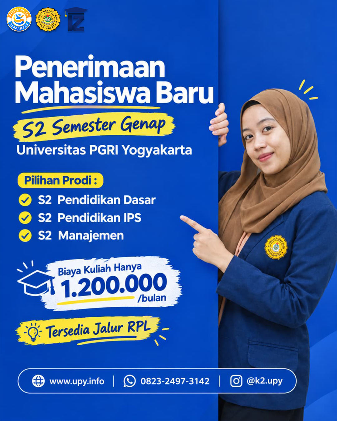 Kontak Pendaftaran S2 Kelas Karyawan UPY