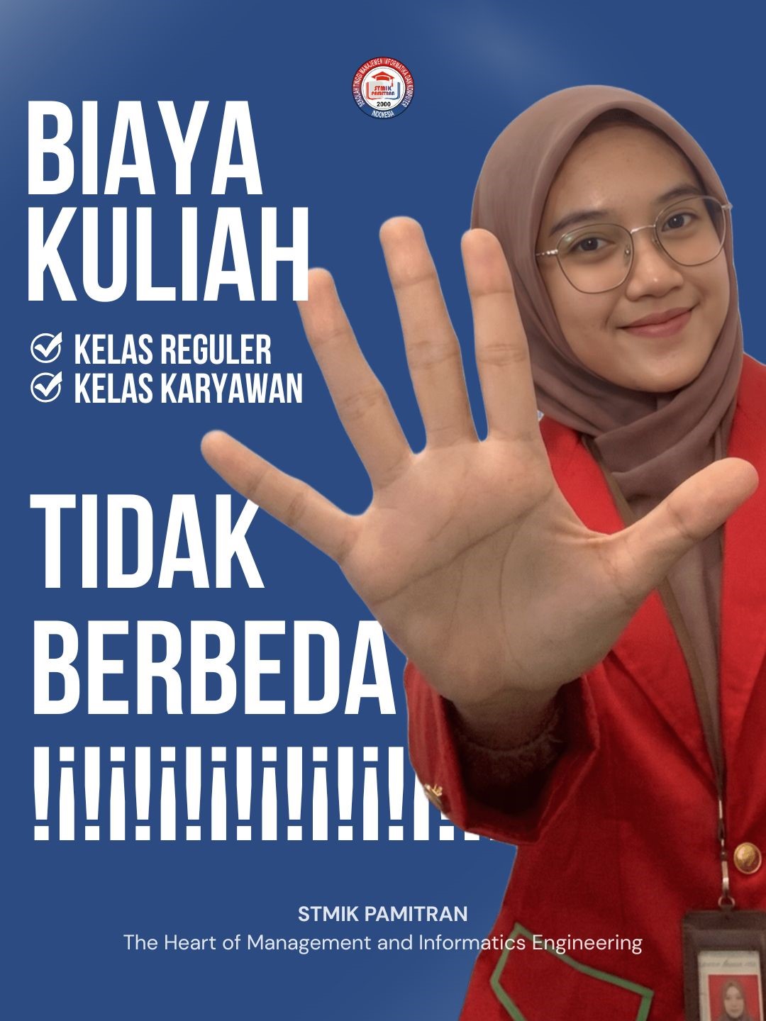 Biaya Kuliah Tidak Berbeda untuk Kelas Reguler dan Kelas Karyawan di STMIK Pamitran