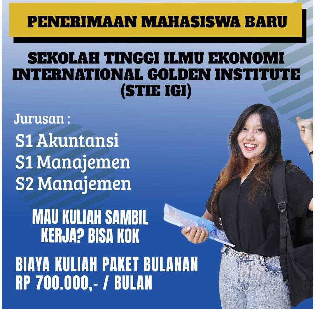 Kuliah Berkualitas Harga Terjangkau STIE IGI ( Kelas karyawan )