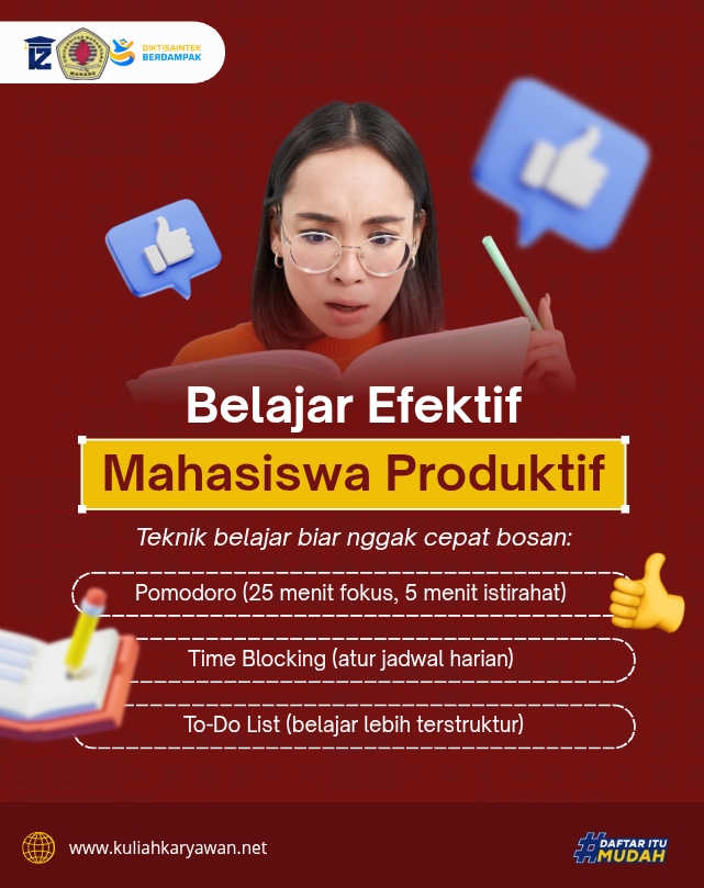 Belajar Efektif Mahasiswa Produktif di Universitas Nusantara Manado