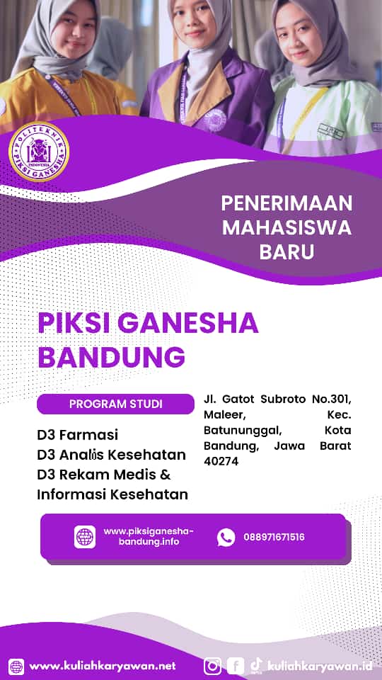 Informasi Penerimaan Mahasiswa Baru Fakultas Kesehatan Kampus Bandung