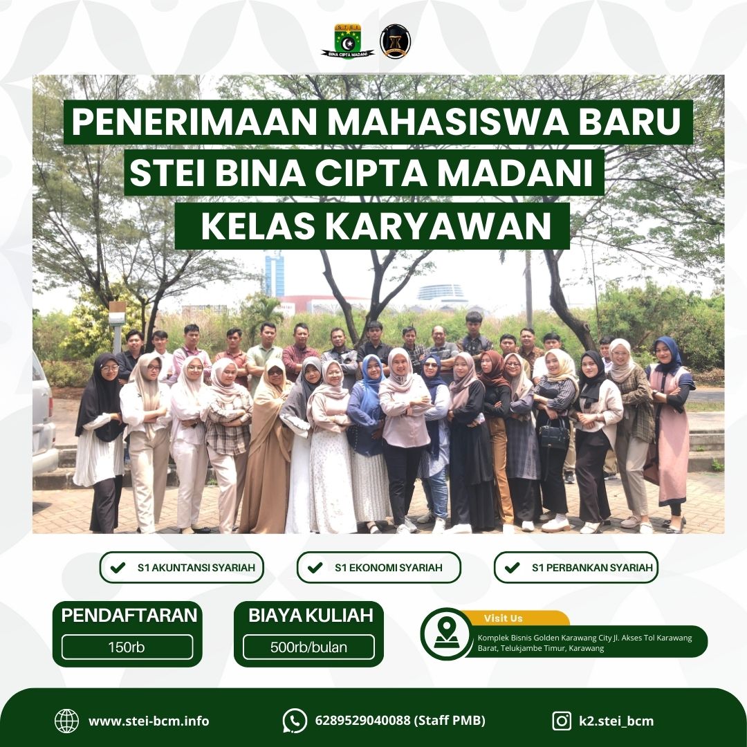 Info pendaftaran kelas karyawan STEI BCM karawang