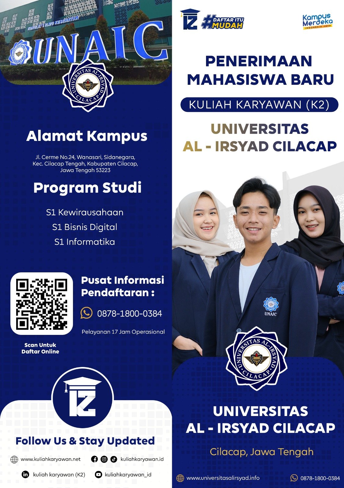 Biaya Kuliah Kelas Karyawan Universitas Al Irsyad Cilacap