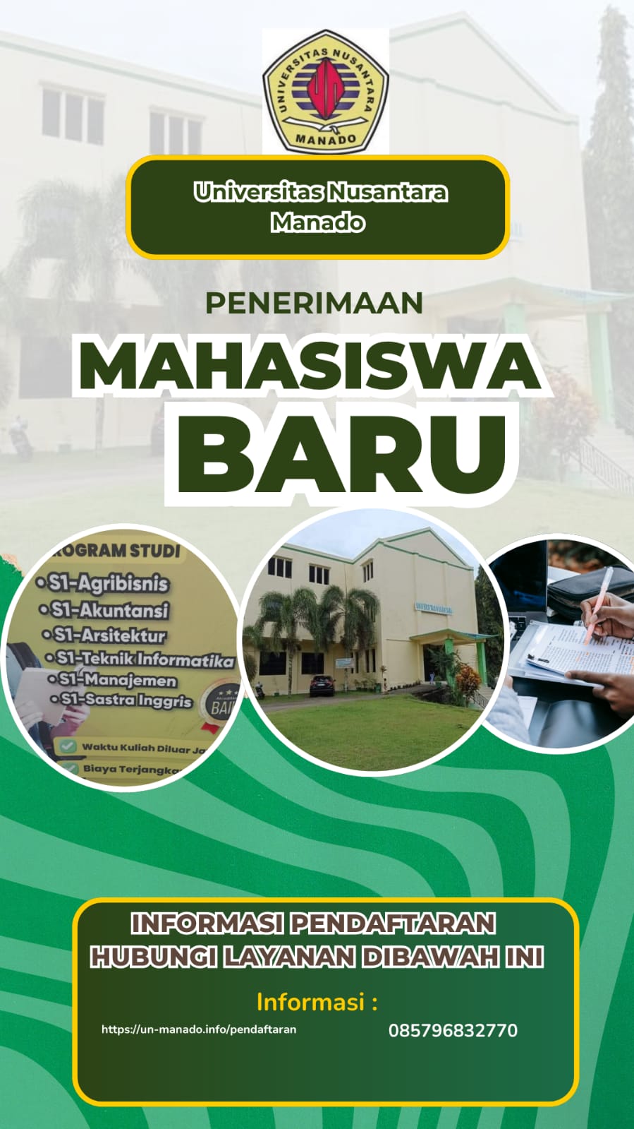 Kerja Sambil Kuliah di Universitas Nusantara Manado