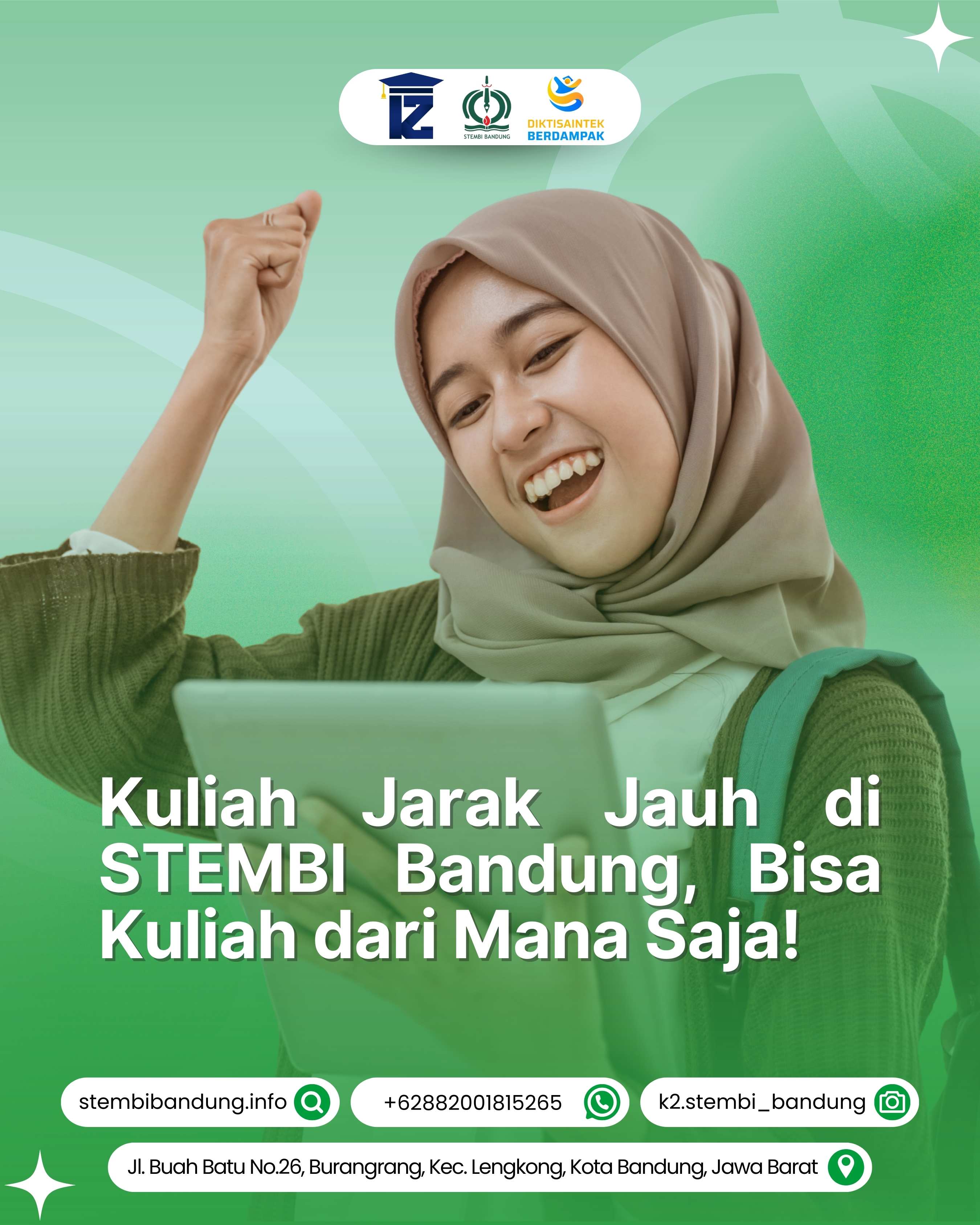 Kuliah Jarak Jauh di STEMBI Bandung Bisa Kuliah dari Mana Saja