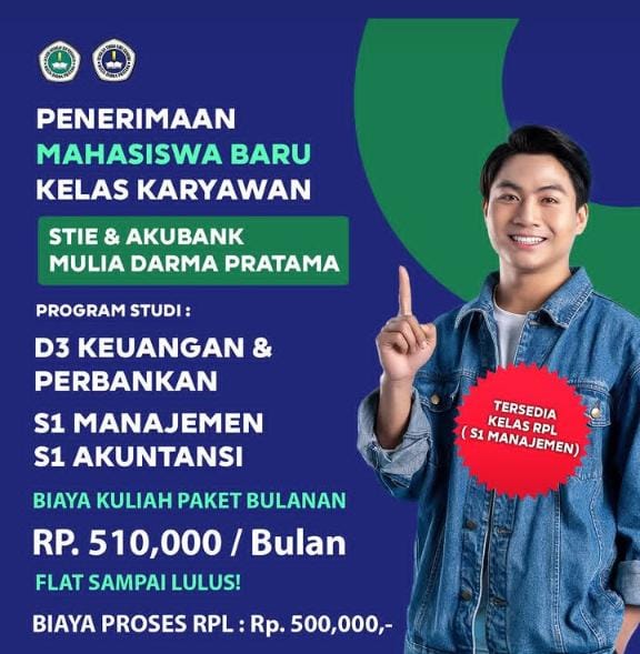 Stie Akubank Mulia Darma Pratama Palembang Masih Menerima Mahasiswa Semester Genap 2026