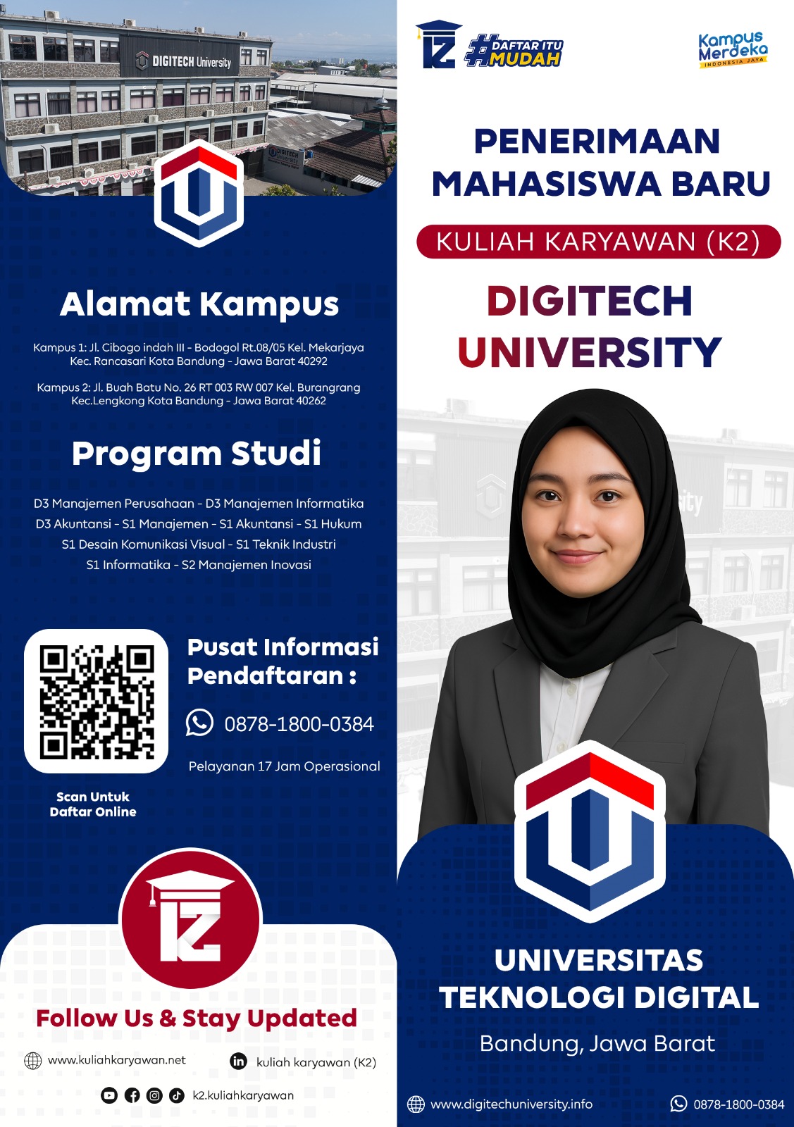 Penerimaan Mahasiswa Baru Digitech University