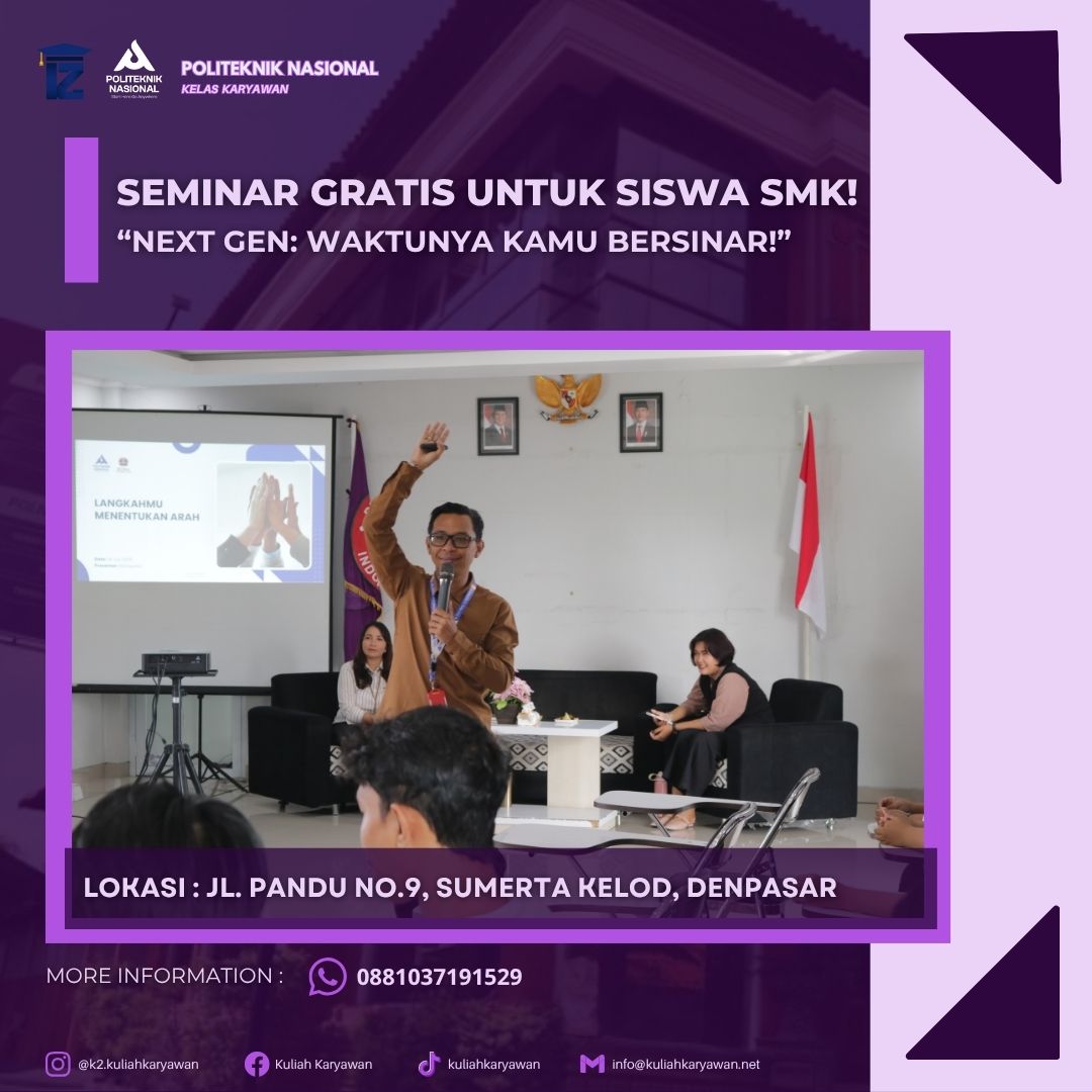 Politeknik Nasional Hadir Untuk Kamu Yang Baru Atau Akan Lulus SMA SMK