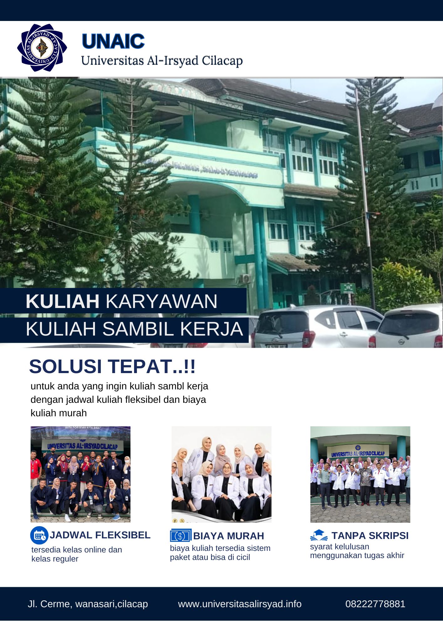 Kuliah Sambil Kerja Jurusan S1 Informatika di Kampus Cilacap 