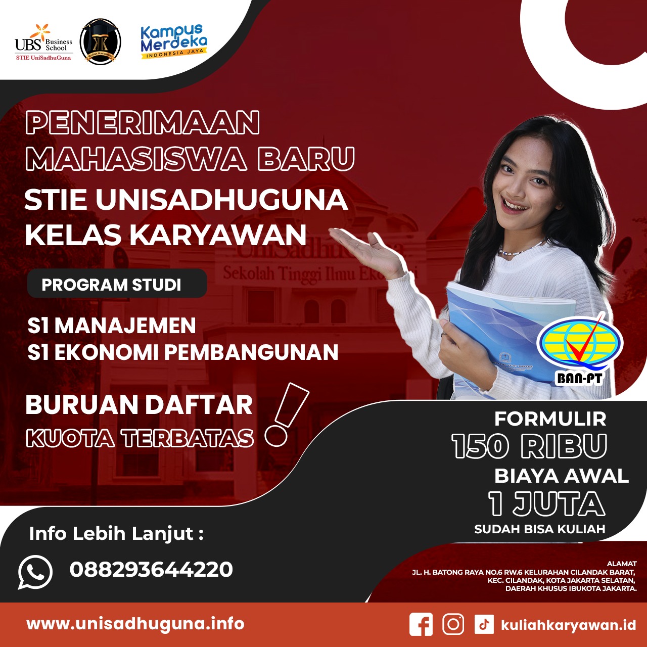 Program Studi S1 Manajemen Di STIE Unisadhuguna Jakarta Selatan