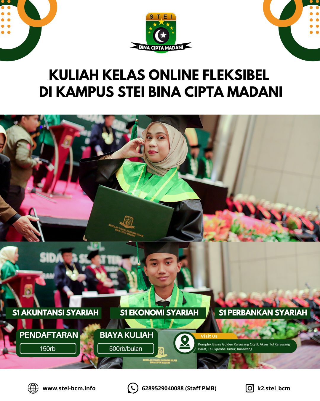 Kuliah kelas online fleksibel di kampus STEI Bina Cipta Madani