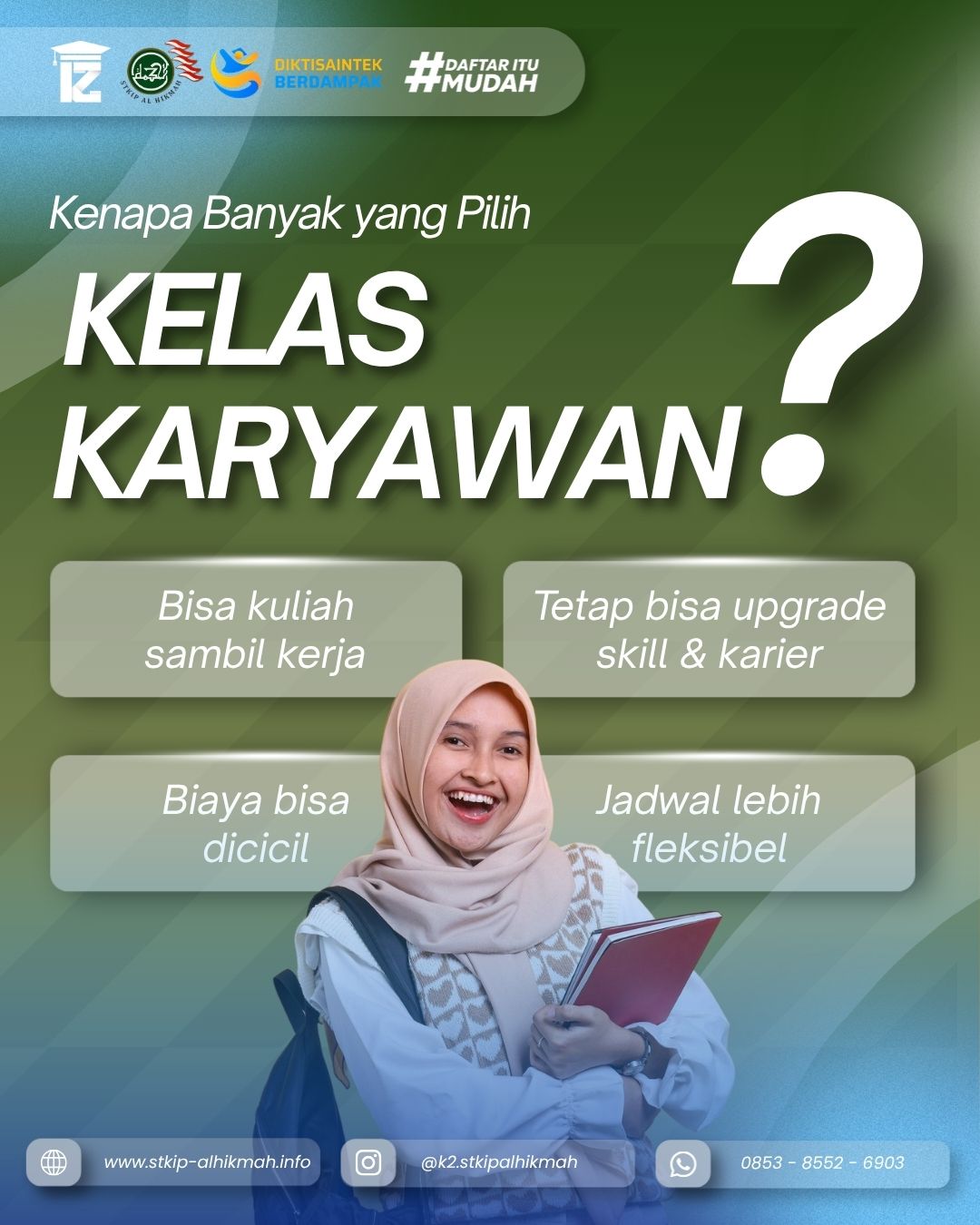 Kuliah Sambil Kerja Dengan Biaya Bisa Dicicil Di STKIP Al Hikmah