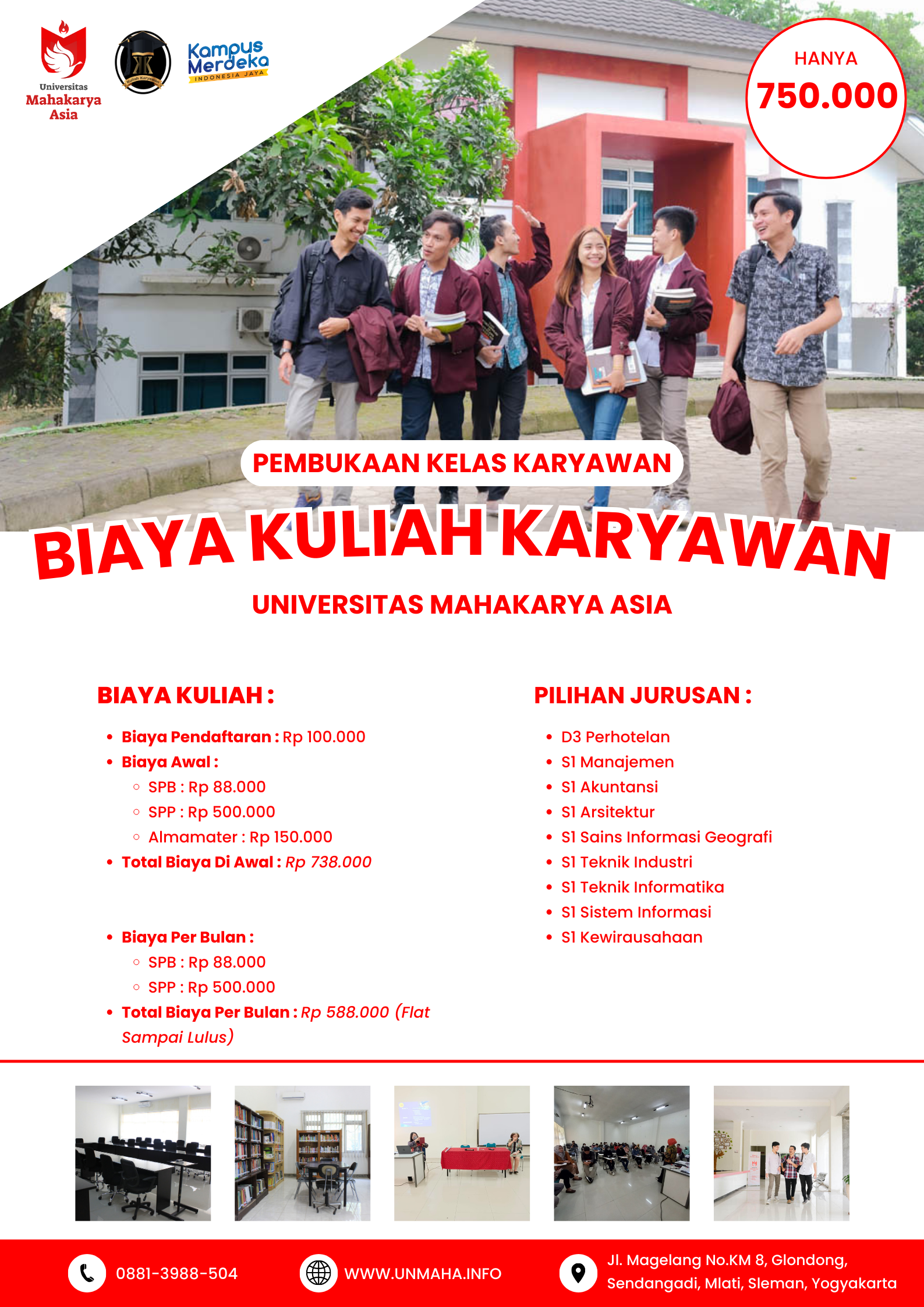 Biaya Kuliah Terjangkau di Universitas Mahakarya Asia
